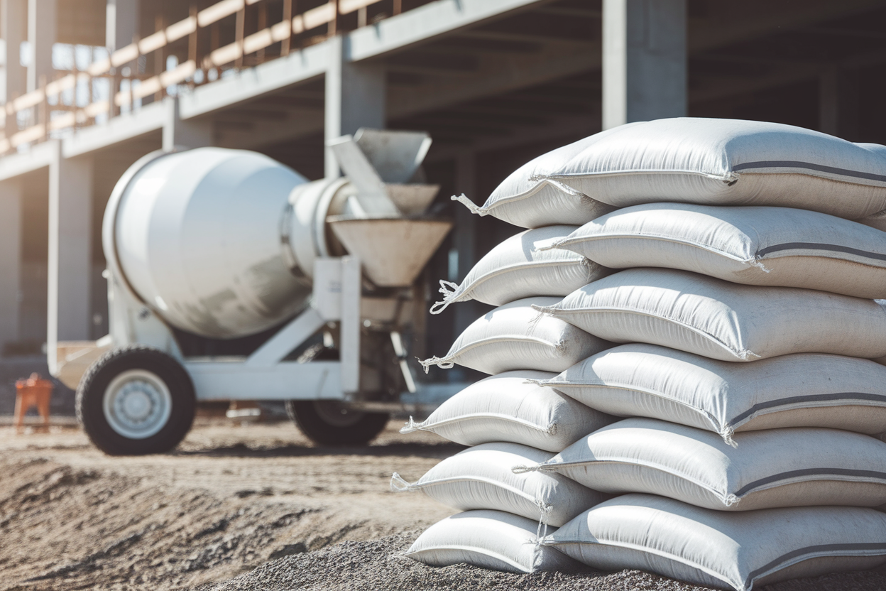 chantier-sacs-ciment-betonniere-soleil