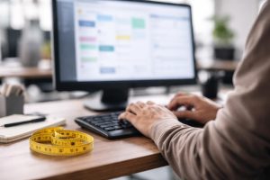 personne-clavier-ecran-ruban-measurer