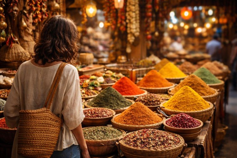 marche-etals-epices-produits-artisanaux