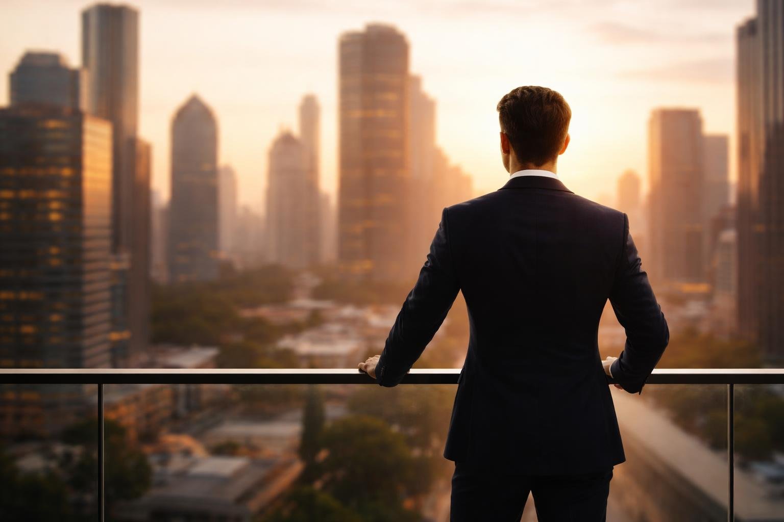 silhouette-homme-balcon-ville-moderne