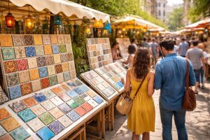 marche-plein-air-carrelage-coloré