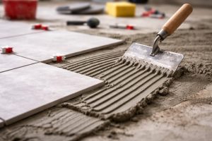 carrelage-truelle-colle-carreaux-outils