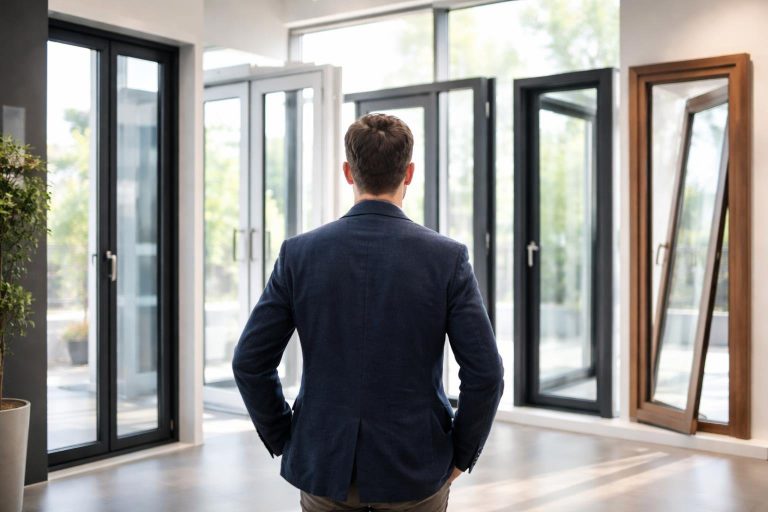 personne-fenetres-modernes-showroom-spacieux