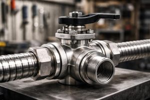 vanne-3-voies-tuyaux-metal-ateliers